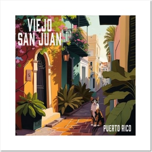 Beautiful Viejo San Juan, Puerto Rico Posters and Art